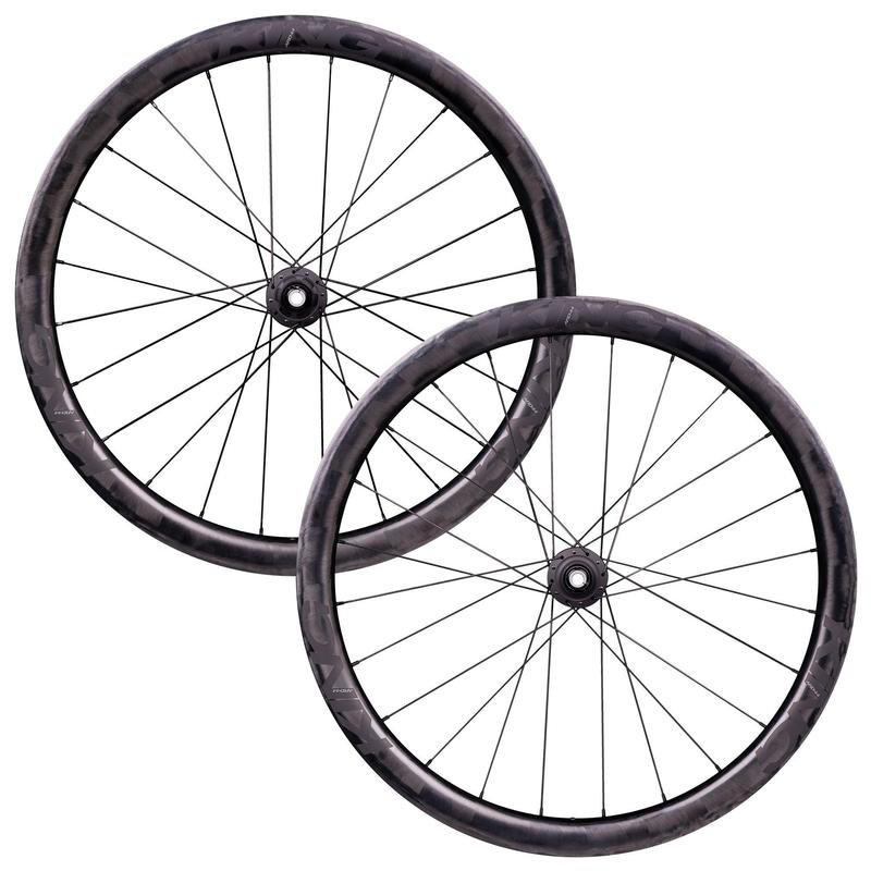Chris King ARD44 700c Wheelset, R45D Hubs Front 24H (12x100mm) and Rear 24H (12x142mm), XDR Driver, Matte Black