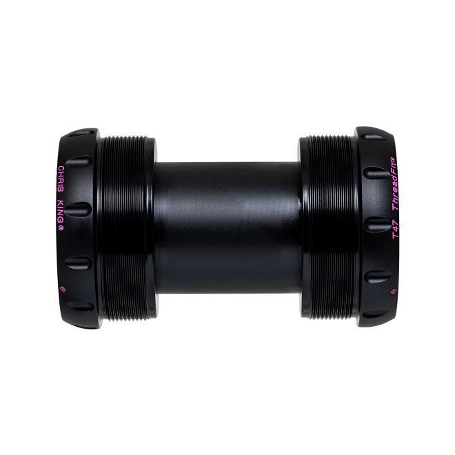 Chris King T47 ThreadFit 24x Bottom Bracket, Two Tone Black Punch