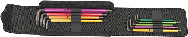 Wera Tools Bicycle Set 4, 9 Pieces (Hex and Torx L-Keys)