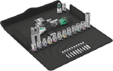 Wera Tools Bicycle Set 7 (Zyklop Speed 3/8" in textile pouch with bike specific bits and sockets)