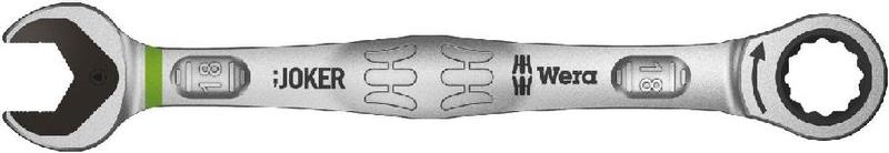 Wera Tools Joker Ratcheting Combination Wrench, 18mm (Light Green Color Code)