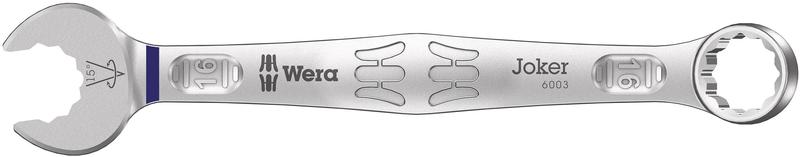 Wera Tools Joker 6003 Series Combination Wrench, 16mm (Blue Color Code)