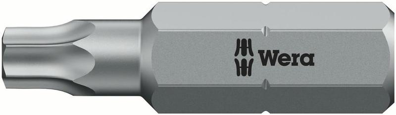 Wera Tools 867/1 IPR Torx Plus Bit w/Bore Hole, 25 IPR, 25mm Length for IPR Socket Screws (Bosch EBike Motors)
