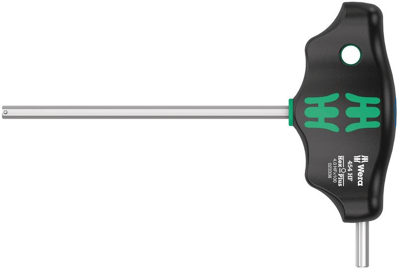 Wera Tools T-Handle HexPlus w/Holding Function, 4mm, 100mm Length