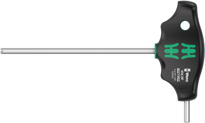 Wera Tools T-Handle HexPlus w/Holding Function, 5mm, 150mm Length