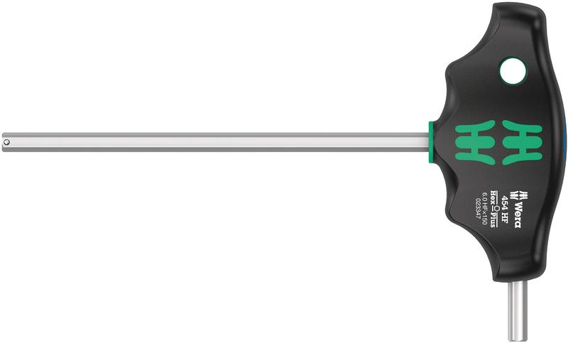 Wera Tools T-Handle HexPlus w/Holding Function, 6mm, 150mm Length