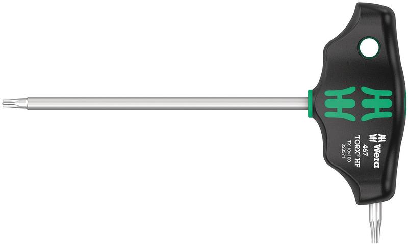 Wera Tools T-Handle Torx w/Holding Function, T10, 100mm Length