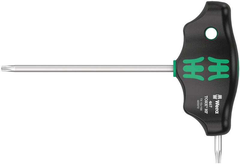 Wera Tools T-Handle Torx w/Holding Function, T15, 100mm Length
