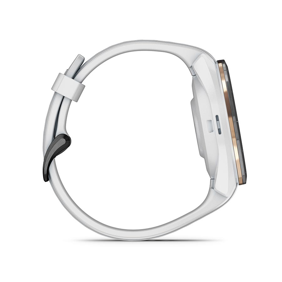 Garmin, Approach S70S, Watch, Watch Color: White, Wristband: White - Silicone