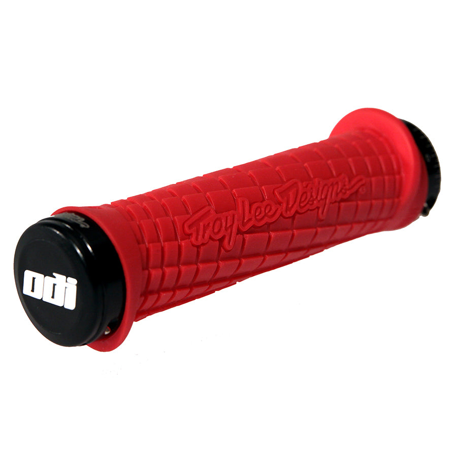 ODI, Troy Lee Design, Grips, 130mm, Red/Black, Set