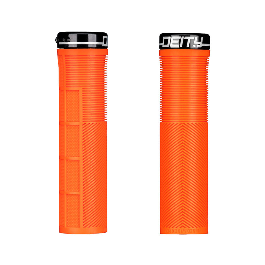 Deity, Knuckleduster, Grips, 132mm, Orange, Pair