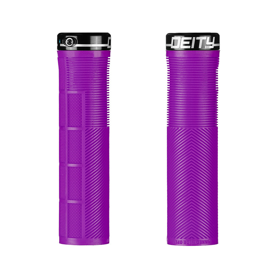 Deity, Knuckleduster, Grips, 132mm, Purple, Pair