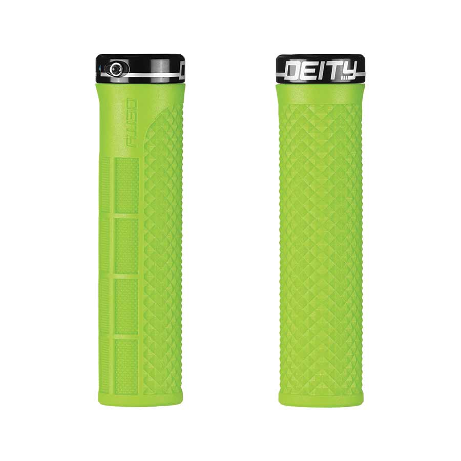 Deity, LockJaw, Grips, 132mm, Green, Pair