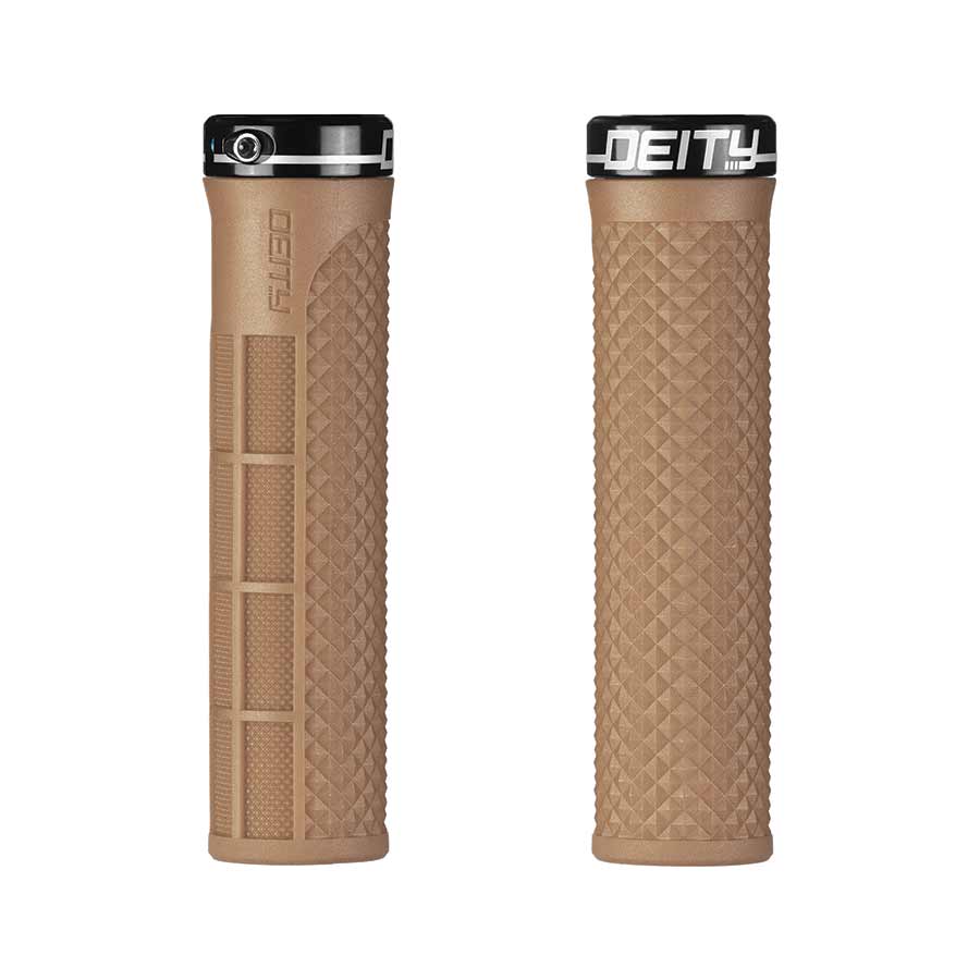 Deity, LockJaw, Grips, 132mm, Gum, Pair