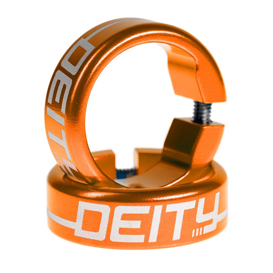Deity, Grip Clamps, Orange