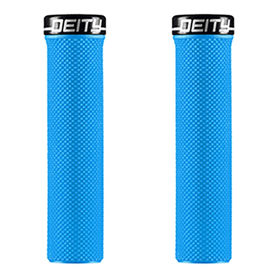 Deity, Slimfit, Grips, 132mm, Blue, Pair