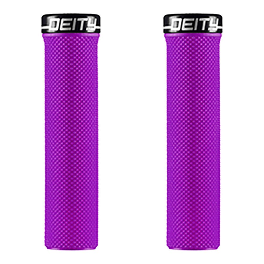 Deity, Slimfit, Grips, 132mm, Purple, Pair