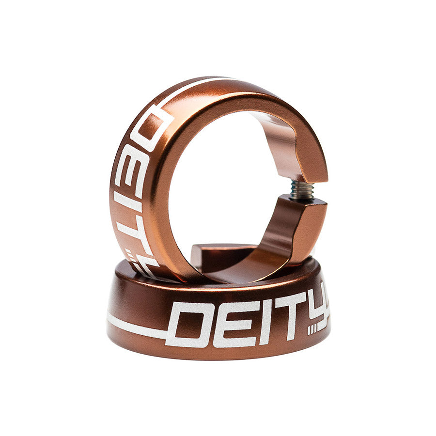 Deity, Grip Clamps for Megattack, Bronze, Pair