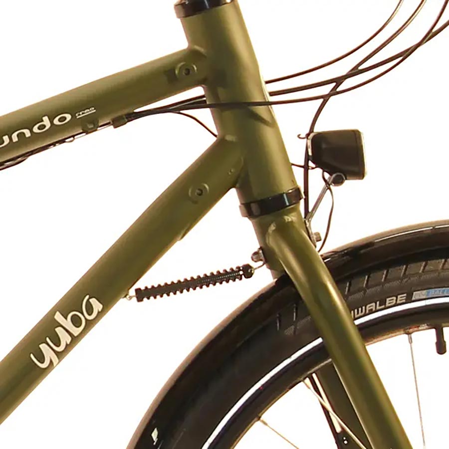 Yuba, Deflopilator,  Spring to prevent wheel from flopping