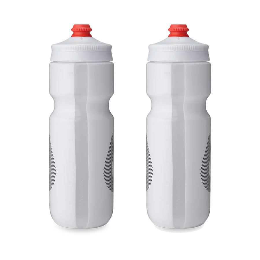 Polar/Hydrapak, Breakaway Surge 2 pack, Water Bottle, 740ml / 25oz, White, Set