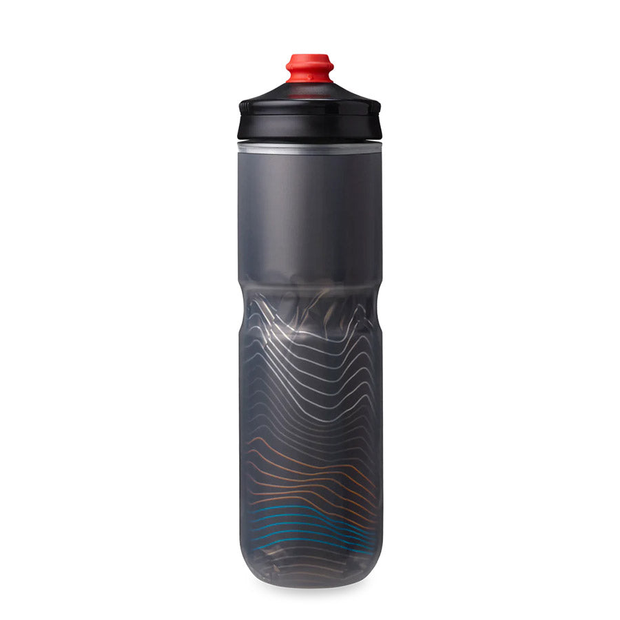 Polar/Hydrapak, Surge Ascent, Water Bottle, 700ml / 24oz, Black