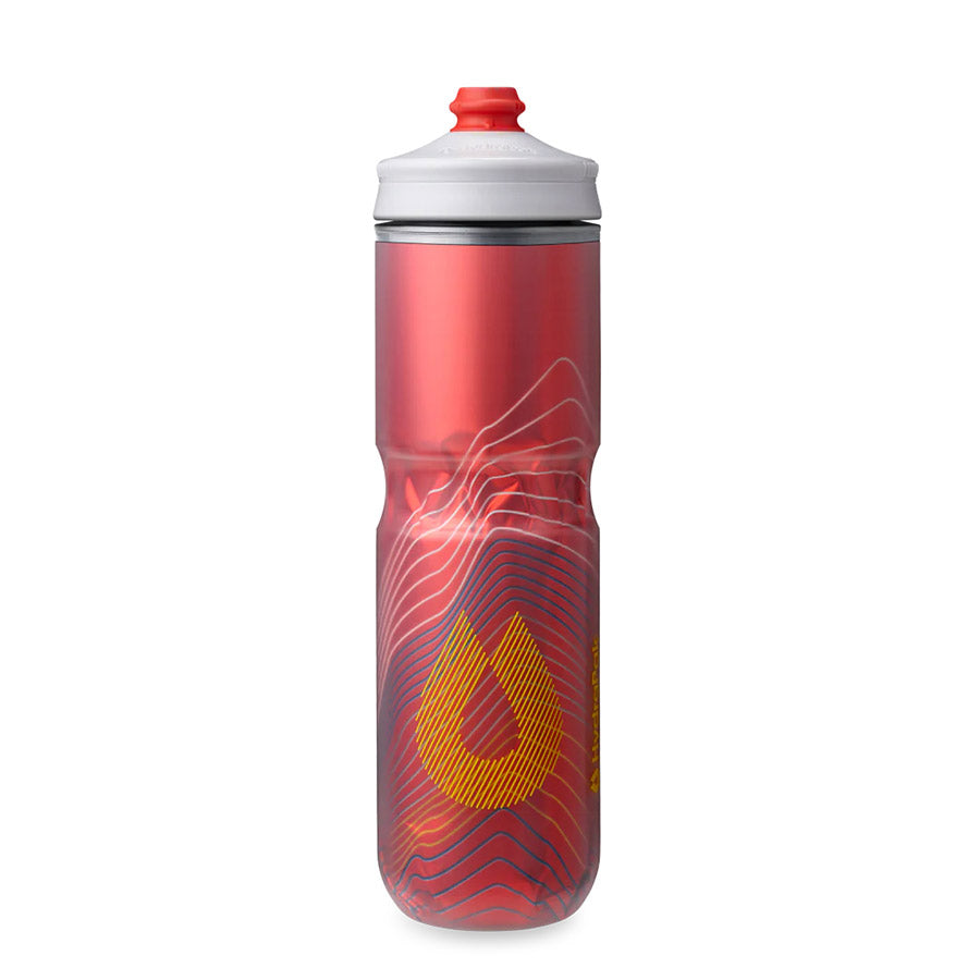Polar/Hydrapak, Surge Ascent, Water Bottle, 700ml / 24oz, Red