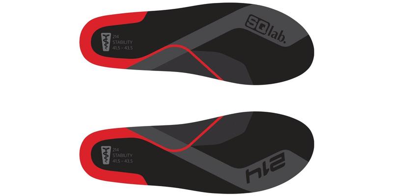 SQLab Insole, 214, Red, Low Arch, X-Large (XL) (44 - 46)