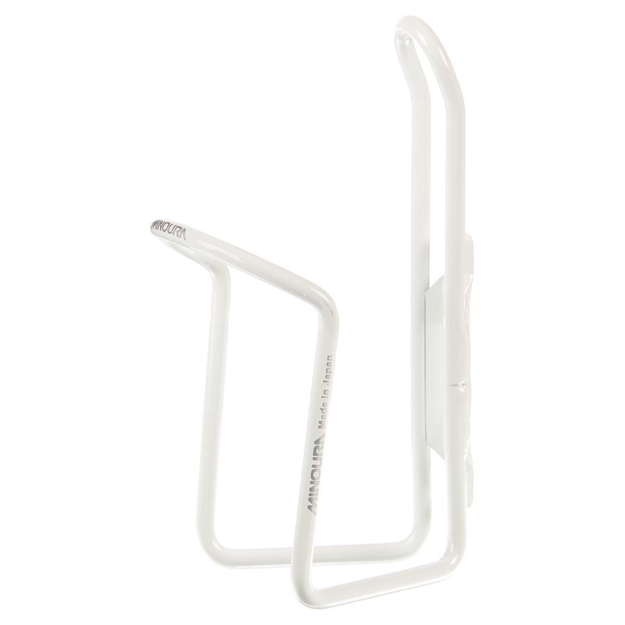 Minoura, AB100-5.5, Bottle Cage, Alloy, White
