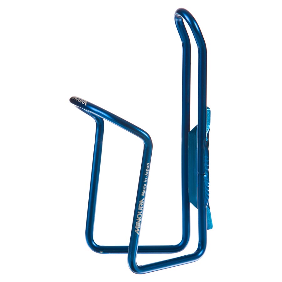 Minoura, AB100-5.5, Bottle Cage, Alloy, Anodized Blue
