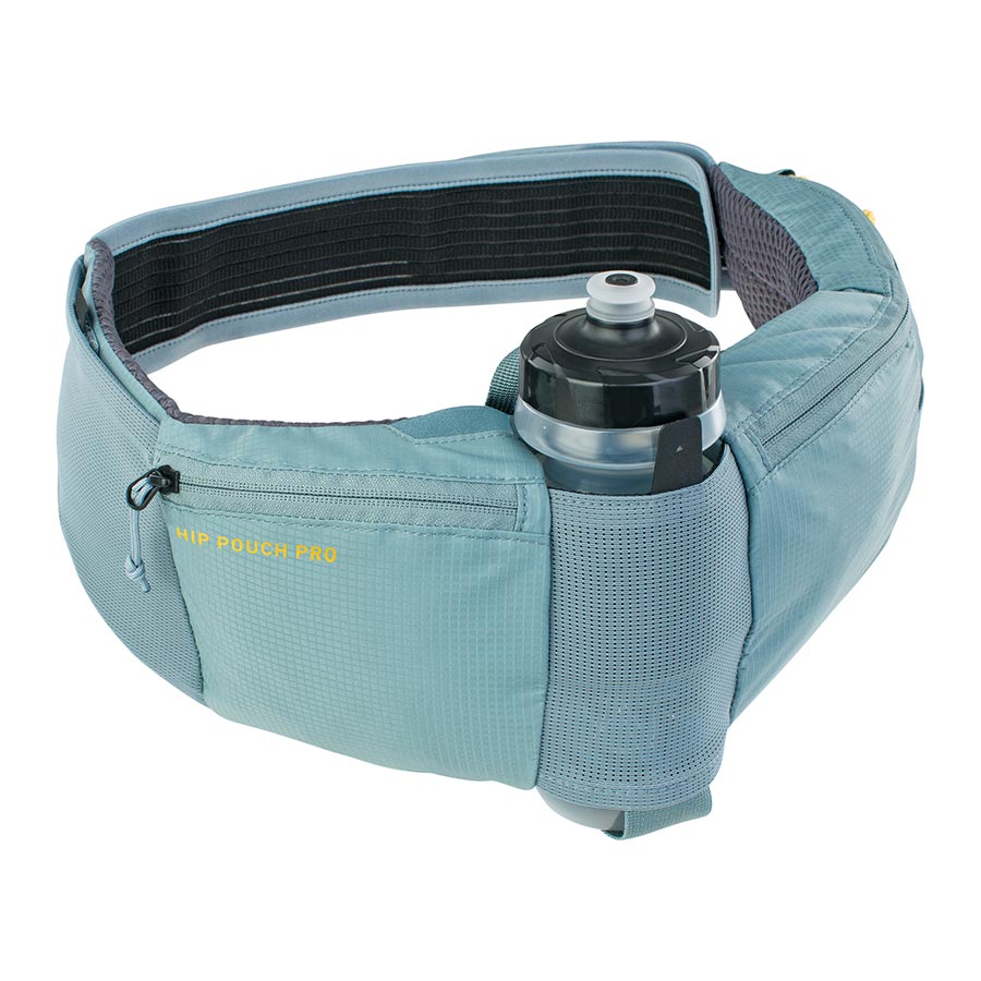 EVOC, Hip Pouch Pro + Drink Bottle, Hip Pack, 1.5L, Water Bottle, Steel