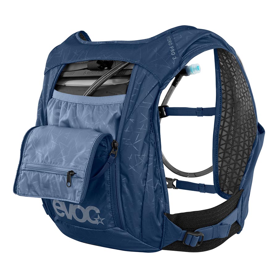EVOC, Hydro Pro 3 + 1.5l Bladder, Hydration Bag, Volume: 3L, Bladder: Included (1.5L), Denim