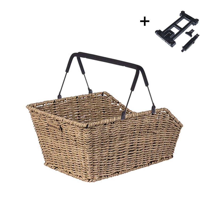 Basil, Cento Rattan MIK, Basket, Rear, Natural