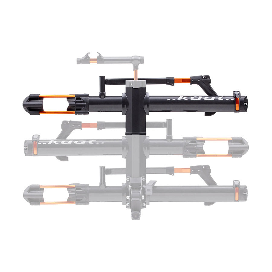 Kuat, NV 2.0 Add-On, Hitch Rack Add-On, 2'', Bikes: 1, Grey Metallic/Orange