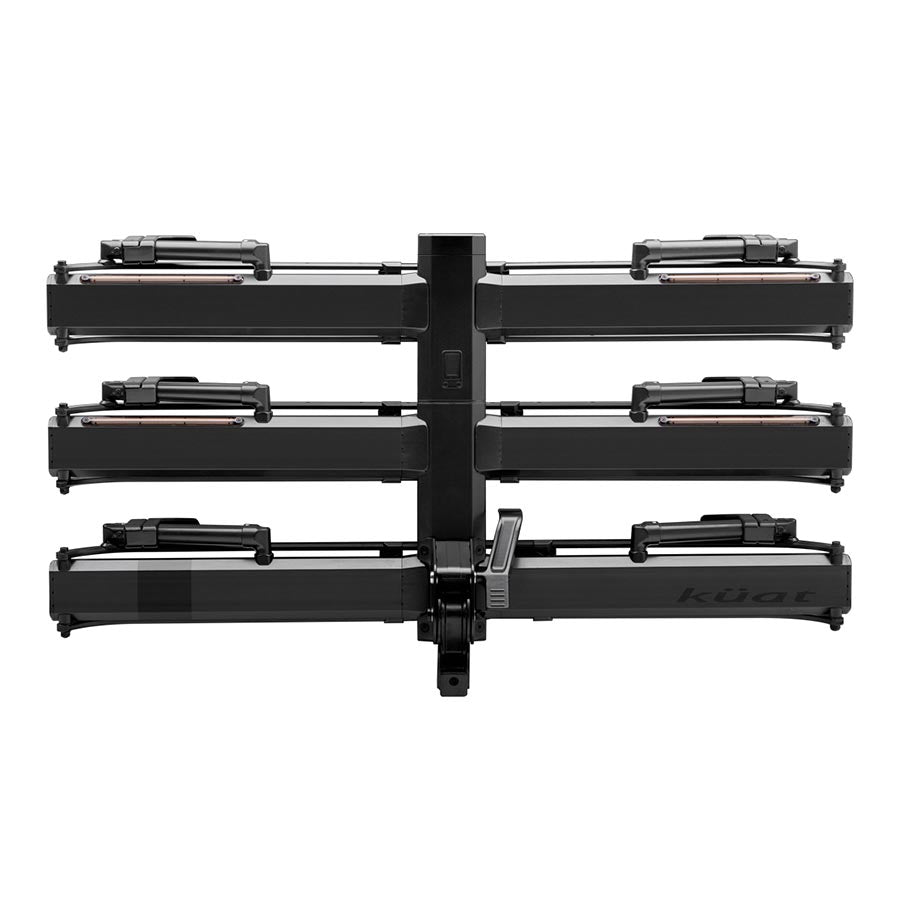 Kuat Piston Pro X Hitch Bike Rack Add-On - 1-Bike, LED Lights with 4-PinPlug, Kashima Coat, Galaxy Gray