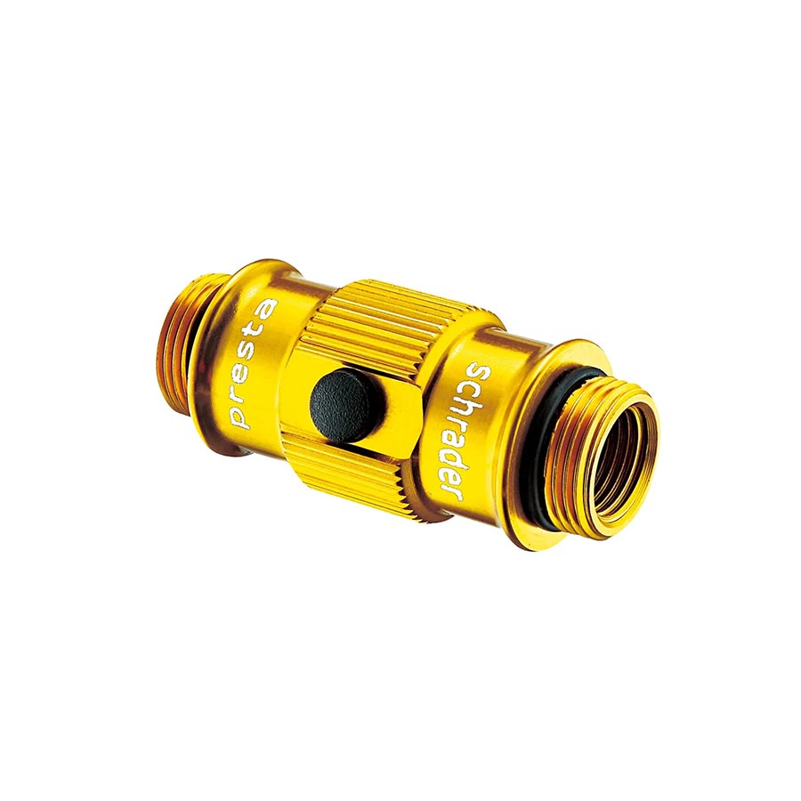 Lezyne, ABS Flip Thread Chuck Floor Pumps Head, Yellow