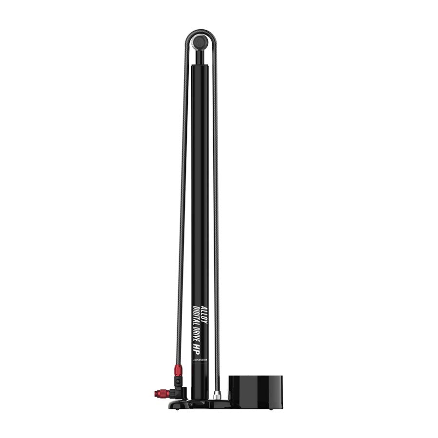 Lezyne, Alloy Digital Floor Drive, Floor Pump, ABS-1 Pro Chuck, 220psi, Black