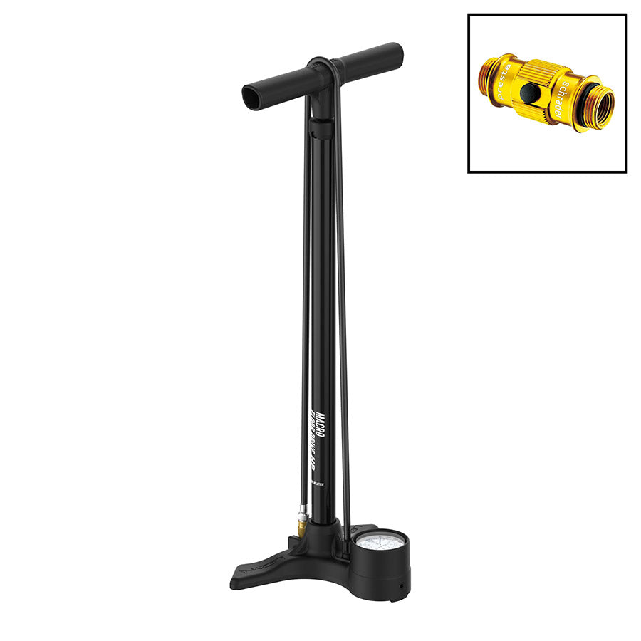 Lezyne, Macro Floor Drive, Floor Pump, ABS flip chuck, 220psi, Black