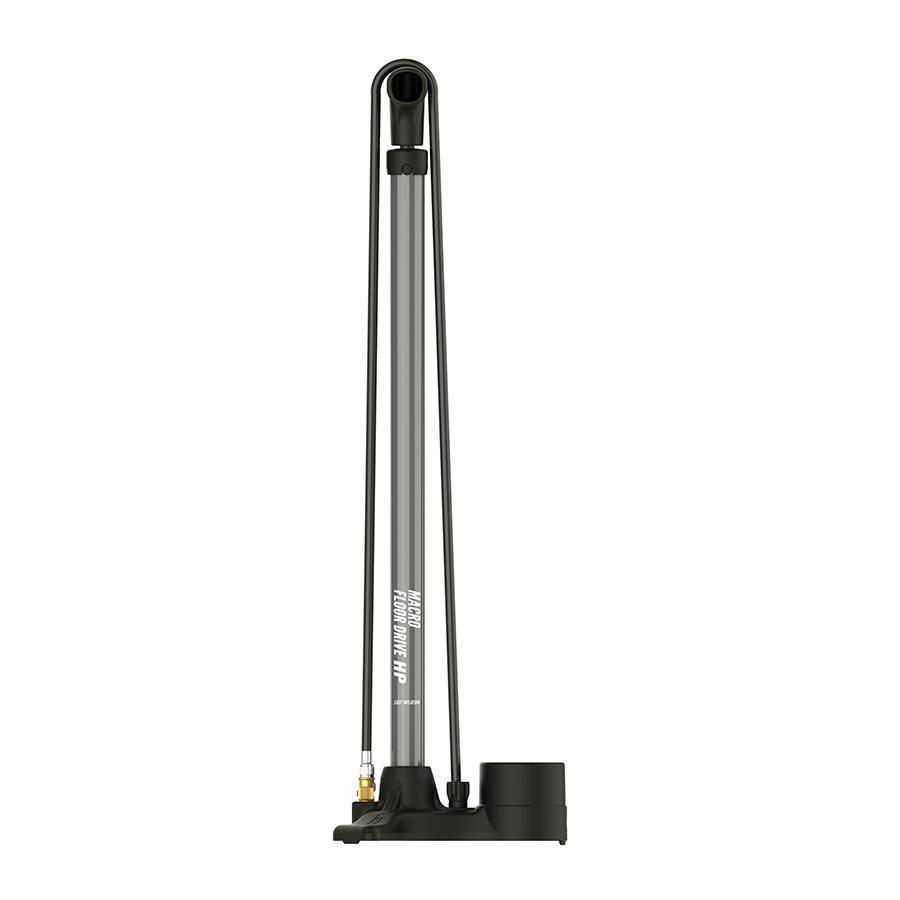 Lezyne, Macro Floor Drive, Floor Pump, ABS flip chuck, 220psi, Grey