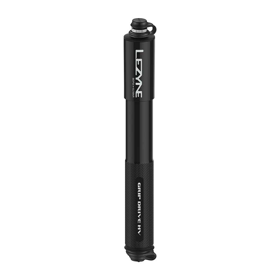 Lezyne, Grip Drive HV, Pump, ABS Flip Chuck, 90PSI, Black, M, 231mm