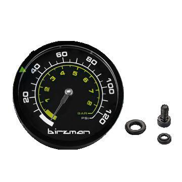 Birzman Zacoo Maha MTB Pump Replacement Gauge (120 PSI)