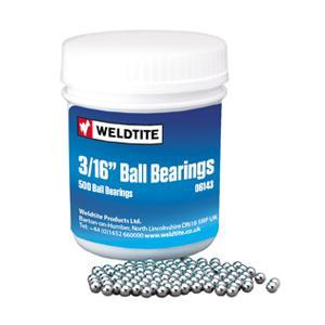 Weldtite 3/16" Ball Bearings, Bulk Tub /500