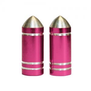 Weldtite Pink Bullet Valve Caps /pair