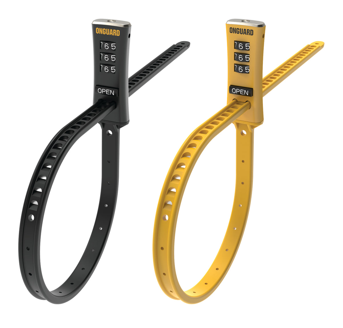 ONGUARD ZIP LOCKS PACK (BLACK AND YELLOW)
