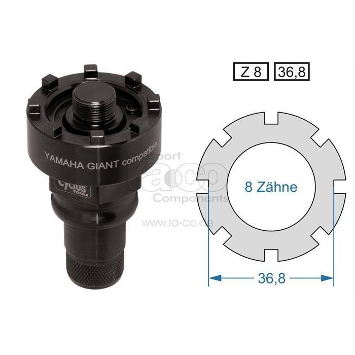 Cyclus Tools (Snap.In) Motor Locknut Remover, Yamaha/Giant (SN.81-W)