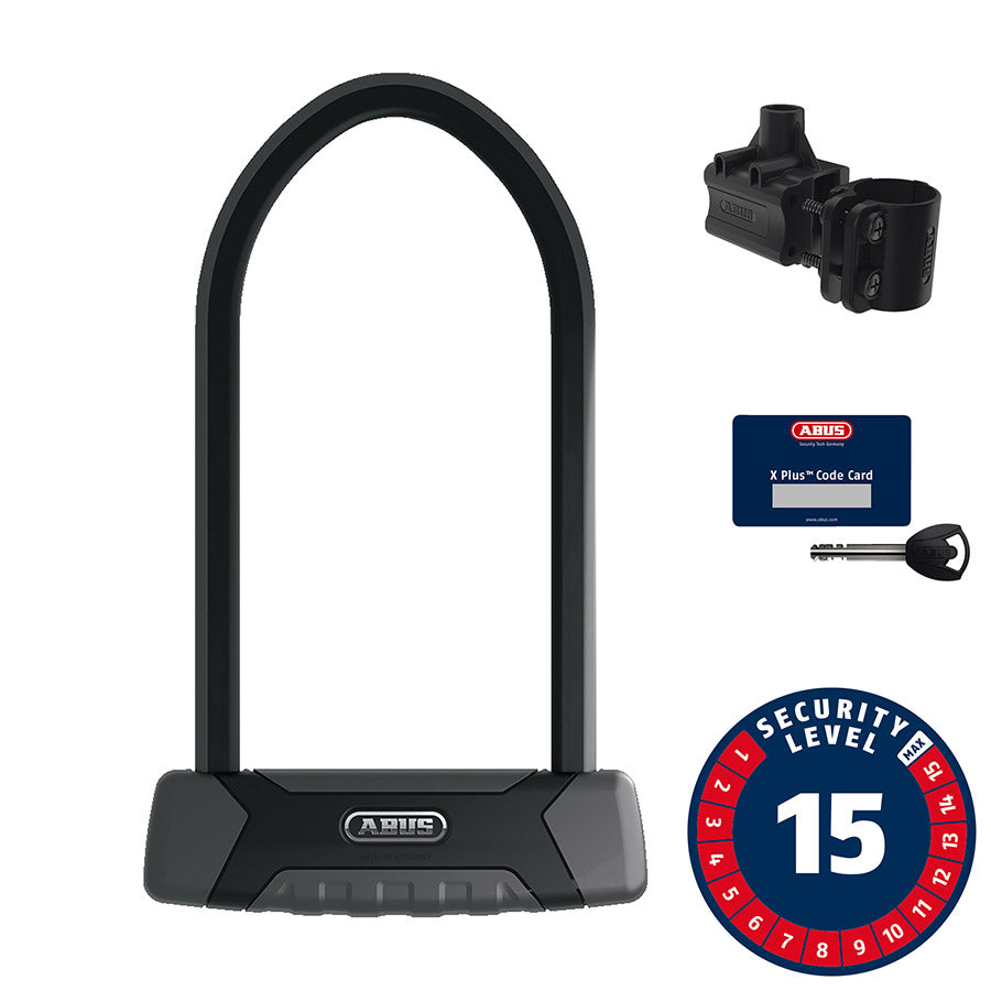 Abus, Granit XPlus 540, U-Lock, Key, 13mm, 16.0cm x 30.0cm, 6.3'' x 11.8'', USH, Black