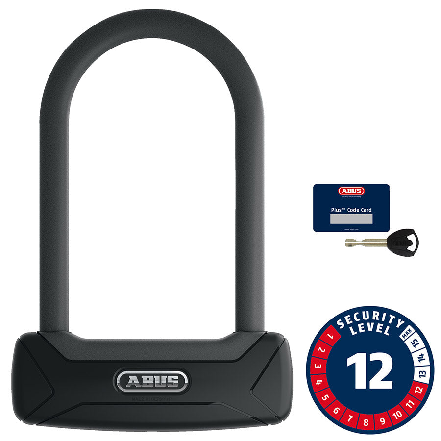 Abus, Granit Plus 640, U-Lock, 12mm x 83mm x 150mm (12mm x 3.3'' x 5.9''), Black