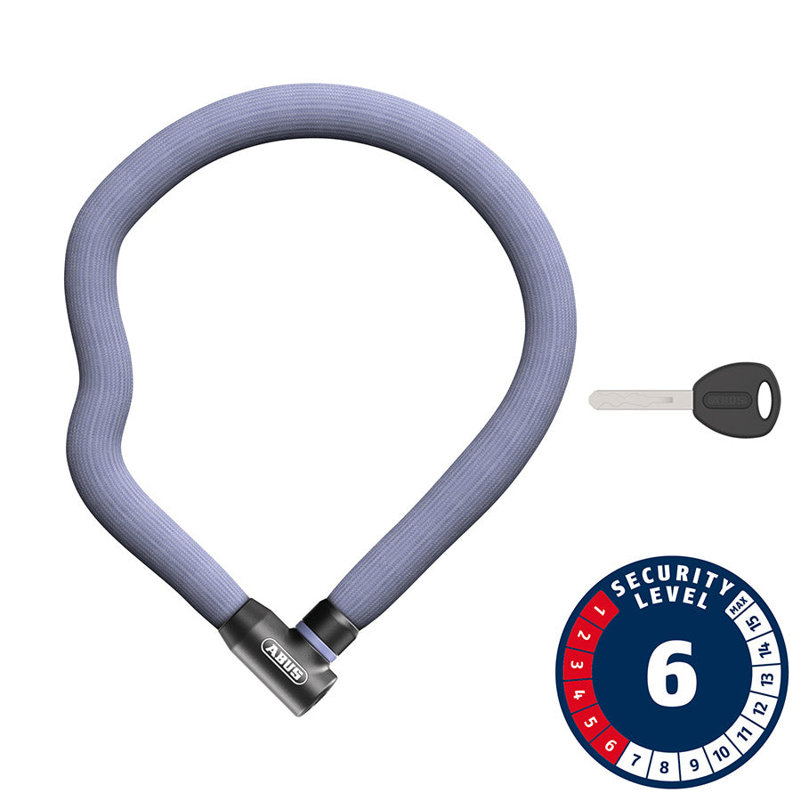 Abus, Goose 4204K, Chain Lock, Key, 4mm, 110cm, 3.6', Flint