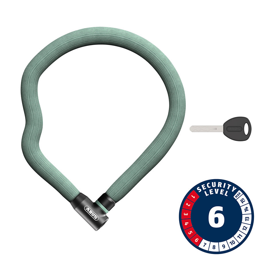 Abus, Goose 4204K, Chain Lock, Key, 4mm, 110cm, 3.6', Mint