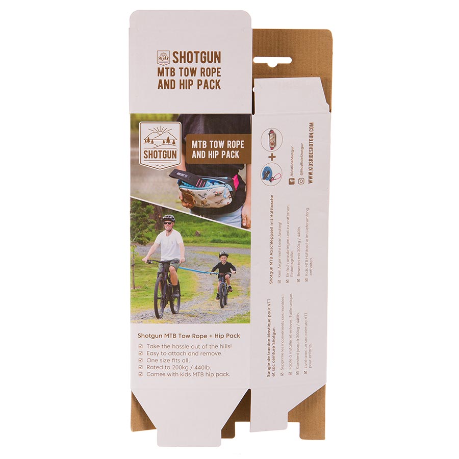 Kids Ride Shotgun, Tow Rope & Hip Pack Combo Paper Box
