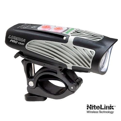 NiteRider Rechargeable LED Front Light, Lumina Pro 1300 w/NiteLink